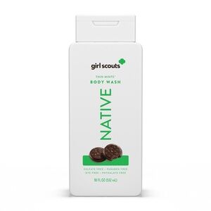 Native Girl Scout cookie thin mint body wash discontinued scent gourmand